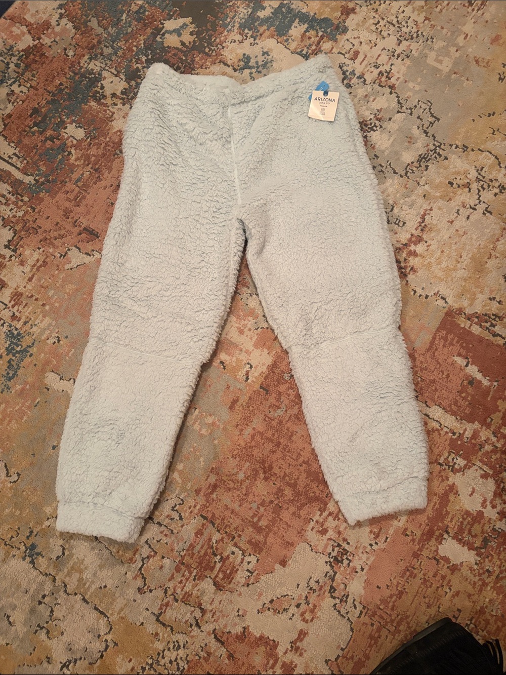 Arizona Jean Company Light Blue Sherpa Joggers